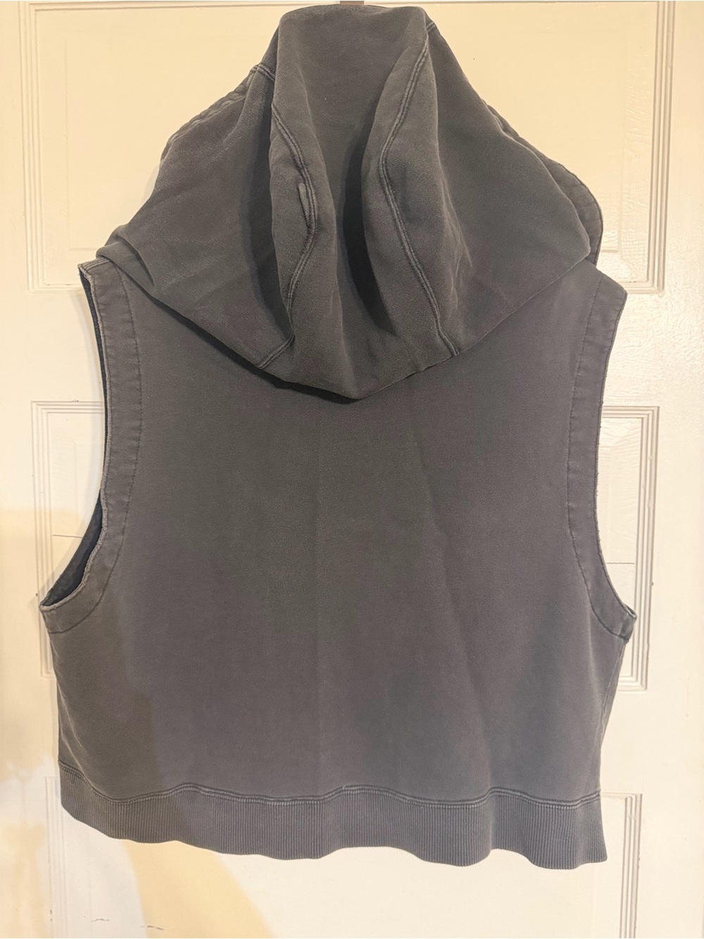 Esprit Charcoal Sleeveless Zip Hoodie - Picture 3 of 7